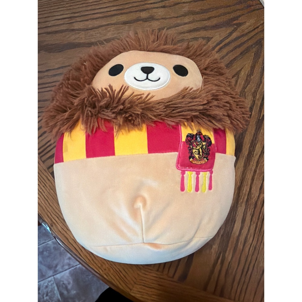 Squishmallows Harry Potter Gryffindor Lion Plush 10 Inch Wizarding World Toy